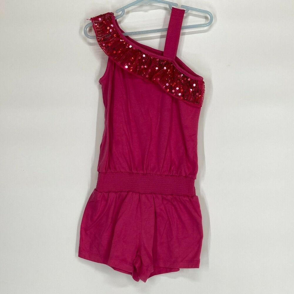One Step Up Pink Romper Kid’s Girl’s Youth Size 5